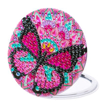 Load image into Gallery viewer, DIY Crystal Diamond Mirror Art Craft Set Butterfly Paint by Number Kits for Girl
