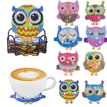 Load image into Gallery viewer, DIY Crystal Drink Coasters Anti Slip Coasters Spot Drill Coaster for Adults Kids
