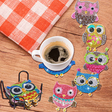 Load image into Gallery viewer, DIY Crystal Drink Coasters Anti Slip Coasters Spot Drill Coaster for Adults Kids
