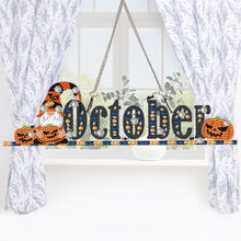 Load image into Gallery viewer, Crystal Rhinestone Pendants Handmade Gnome for Window Pendants Wall Door Hanging
