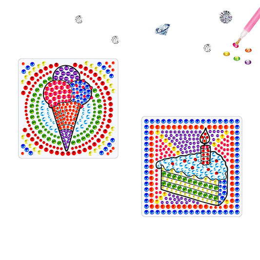 DIY Child Stickers Toy Animals Diamond Stickers Dolphin for Kids Adult Beginners