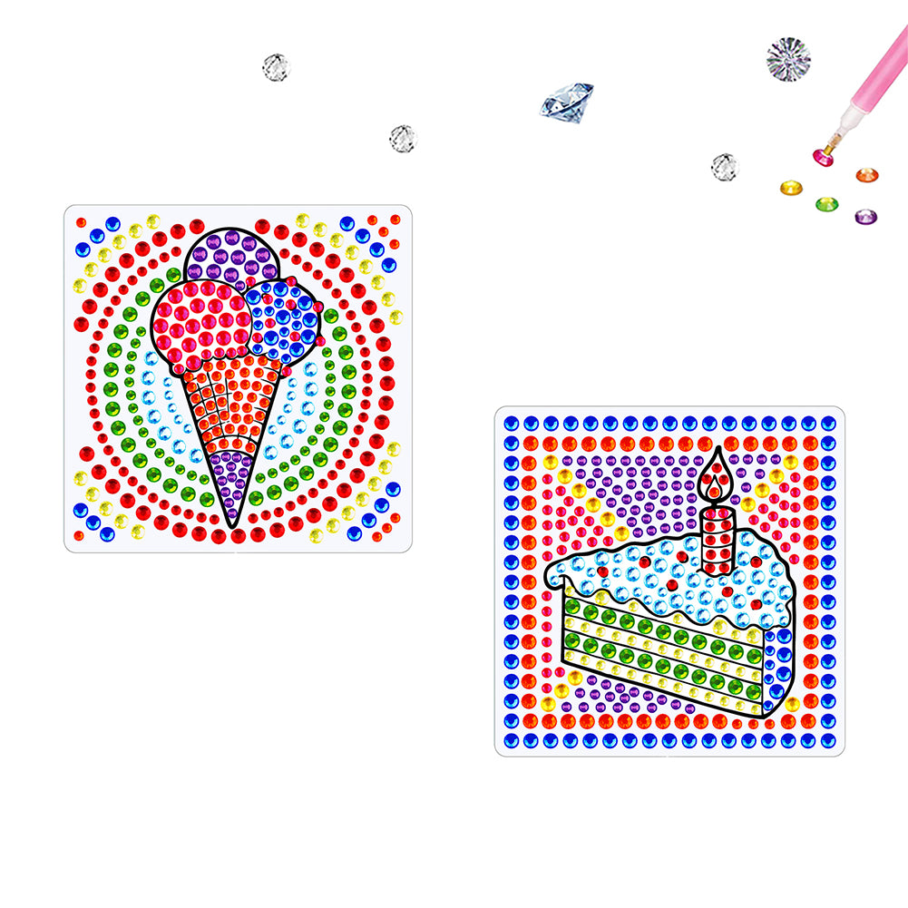 DIY Child Stickers Toy Animals Diamond Stickers Dolphin for Kids Adult Beginners
