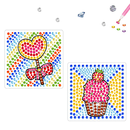 DIY Child Stickers Toy Animals Diamond Stickers Dolphin for Kids Adult Beginners