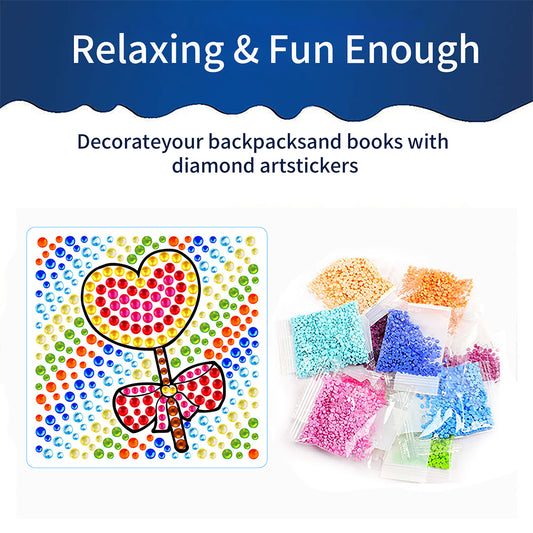 DIY Child Stickers Toy Animals Diamond Stickers Dolphin for Kids Adult Beginners