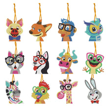 Load image into Gallery viewer, Crystal Rhinestone Pendants Cute Diamond Dots Art Animals Home Garden Decoration
