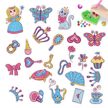 Load image into Gallery viewer, DIY Child Stickers Toy Creative Cartoon Diamond Art Mosaic Sticker Gift for Kids

