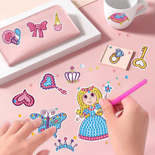 Load image into Gallery viewer, DIY Child Stickers Toy Creative Cartoon Diamond Art Mosaic Sticker Gift for Kids
