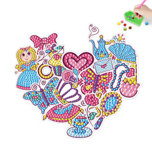 Load image into Gallery viewer, DIY Child Stickers Toy Creative Cartoon Diamond Art Mosaic Sticker Gift for Kids
