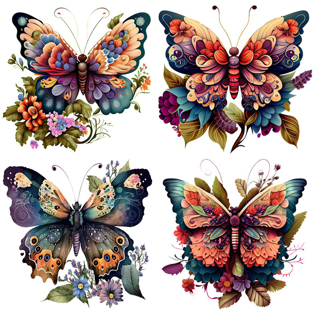 Diamond Painting - Full Square - Butterfly (30*30CM)
