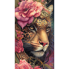 Load image into Gallery viewer, Diamond Painting - Full Round - Dai Hua Leopard (40*70CM)
