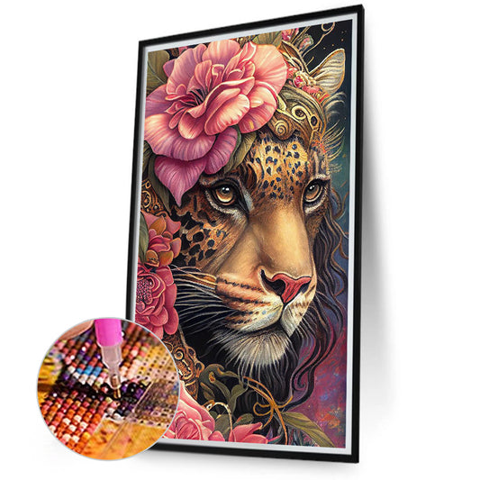 Diamond Painting - Full Round - Dai Hua Leopard (40*70CM)