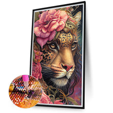 Load image into Gallery viewer, Diamond Painting - Full Round - Dai Hua Leopard (40*70CM)
