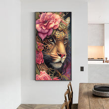 Load image into Gallery viewer, Diamond Painting - Full Round - Dai Hua Leopard (40*70CM)
