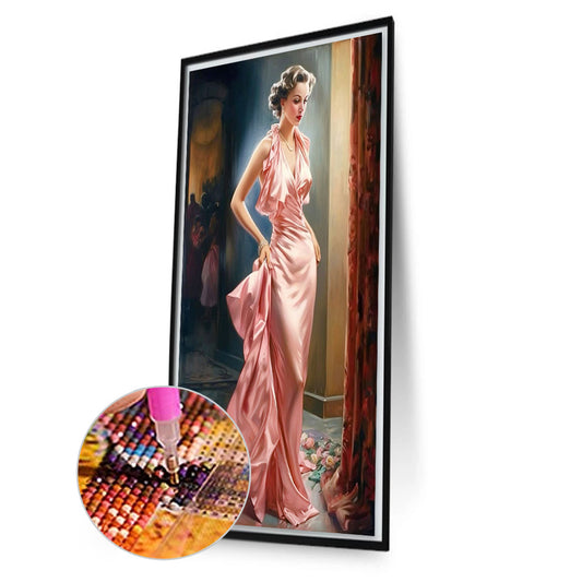 Diamond Painting - Full Square - lady (40*70CM)
