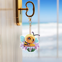 Load image into Gallery viewer, DIY Diamond Ornament Decoration Special Shaped 5pcs Bee for Beginners Home Decor

