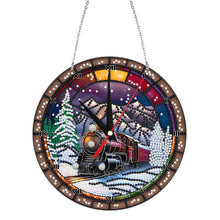 Load image into Gallery viewer, DIY Art Mosaic Rhinestone Wall Clocks Kit Acrylic Wall Clock for Kids and Adults

