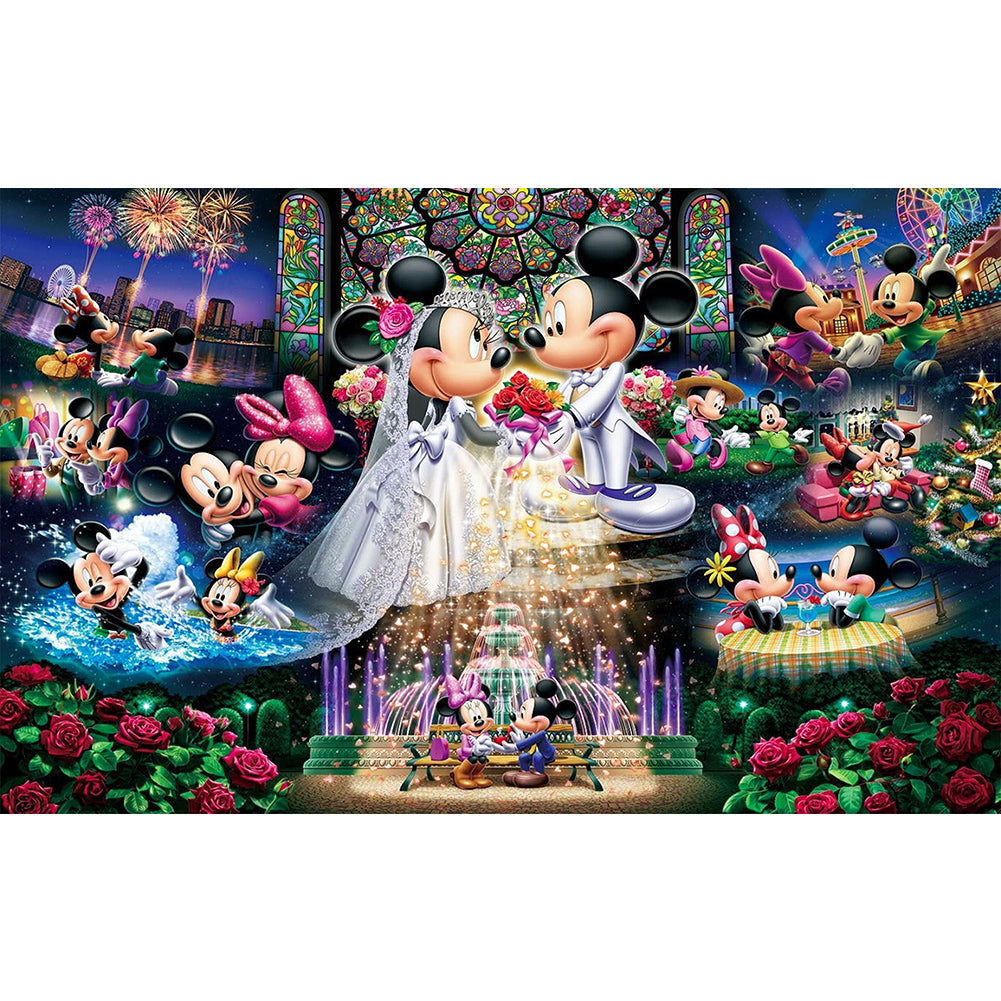 Diamond Painting - Full Round - disney cartoon (80*50CM)