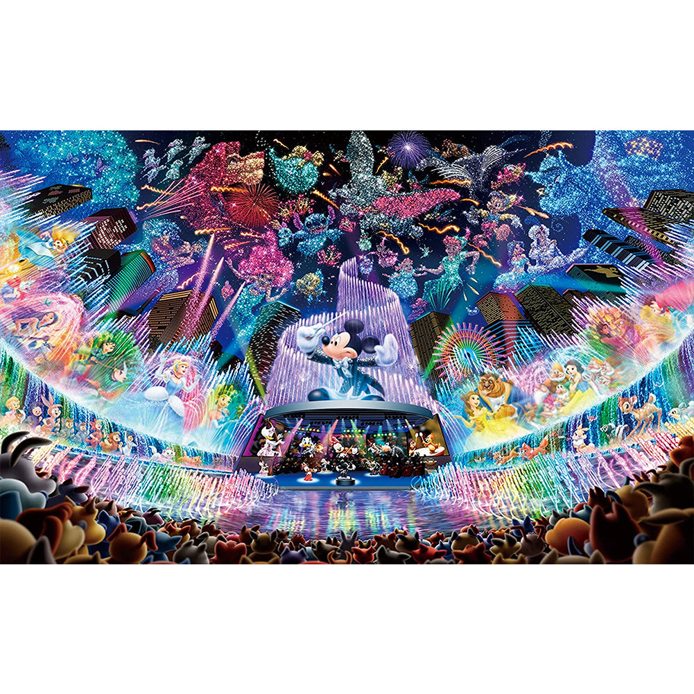 Diamond Painting - Full Round - disney cartoon (80*50CM)