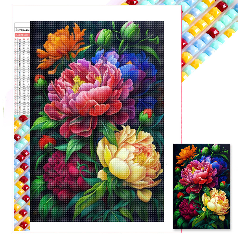 Diamond Painting - Full Square - hibiscus bloom (40*60CM)