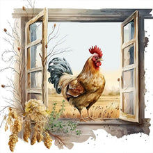 Load image into Gallery viewer, Diamond Painting - Full Round - chicken coop (30*30CM)
