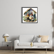 Load image into Gallery viewer, Diamond Painting - Full Round - chicken coop (30*30CM)

