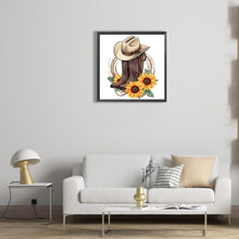 Load image into Gallery viewer, Diamond Painting - Full Round - Cowboy hat (30*30CM)
