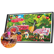 Load image into Gallery viewer, Diamond Painting - Full Round - puppy daily (70*50CM)
