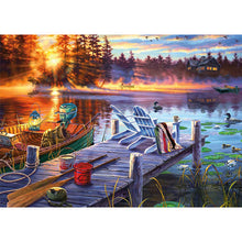 Load image into Gallery viewer, Diamond Painting - Full Round - mountain lake (70*50CM)
