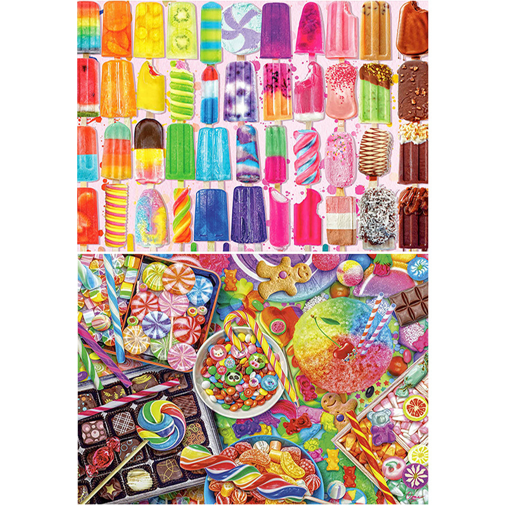 Diamond Painting - Full Round - ice cream candies (70*50CM)