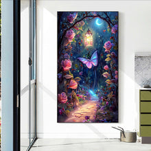 Load image into Gallery viewer, Diamond Painting - Full Round - butterfly rose forest (40*70CM)
