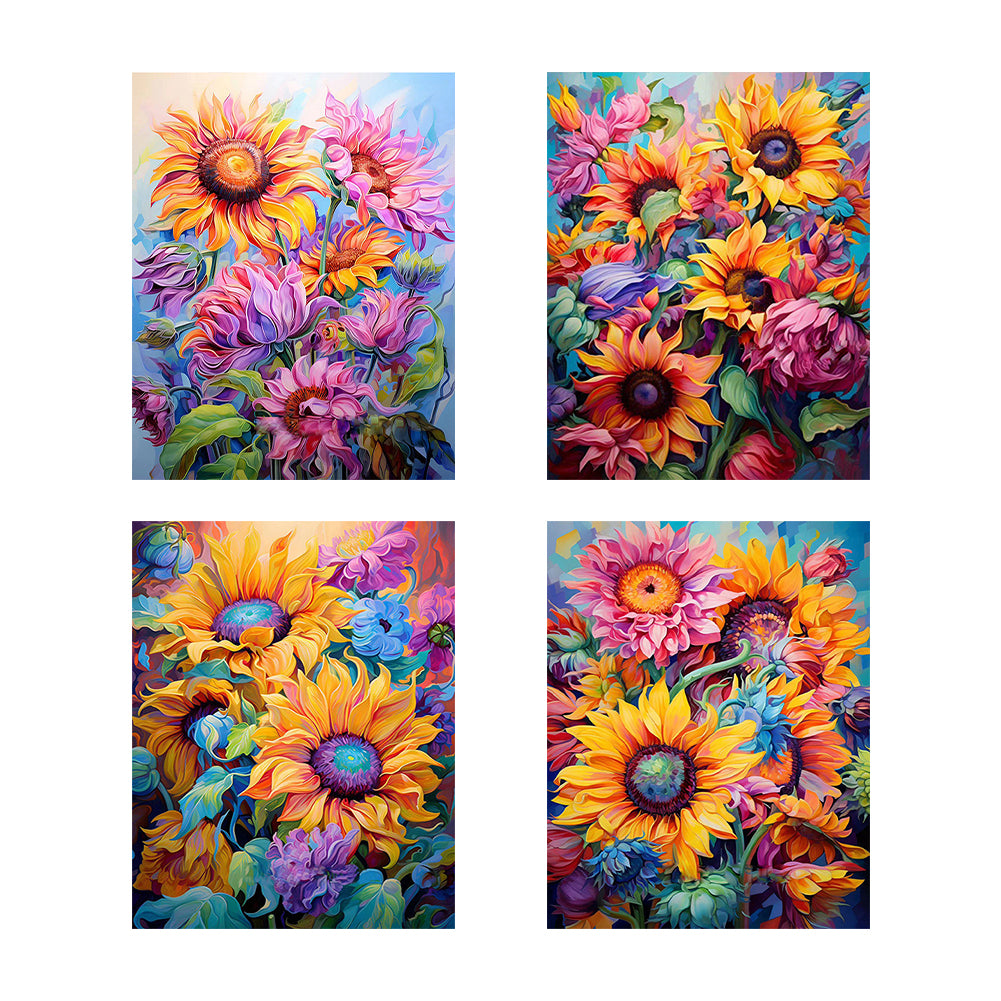 Diamond Painting - Full Round - sunflowers bloom (40*50CM)