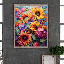 Load image into Gallery viewer, Diamond Painting - Full Round - sunflowers bloom (40*50CM)
