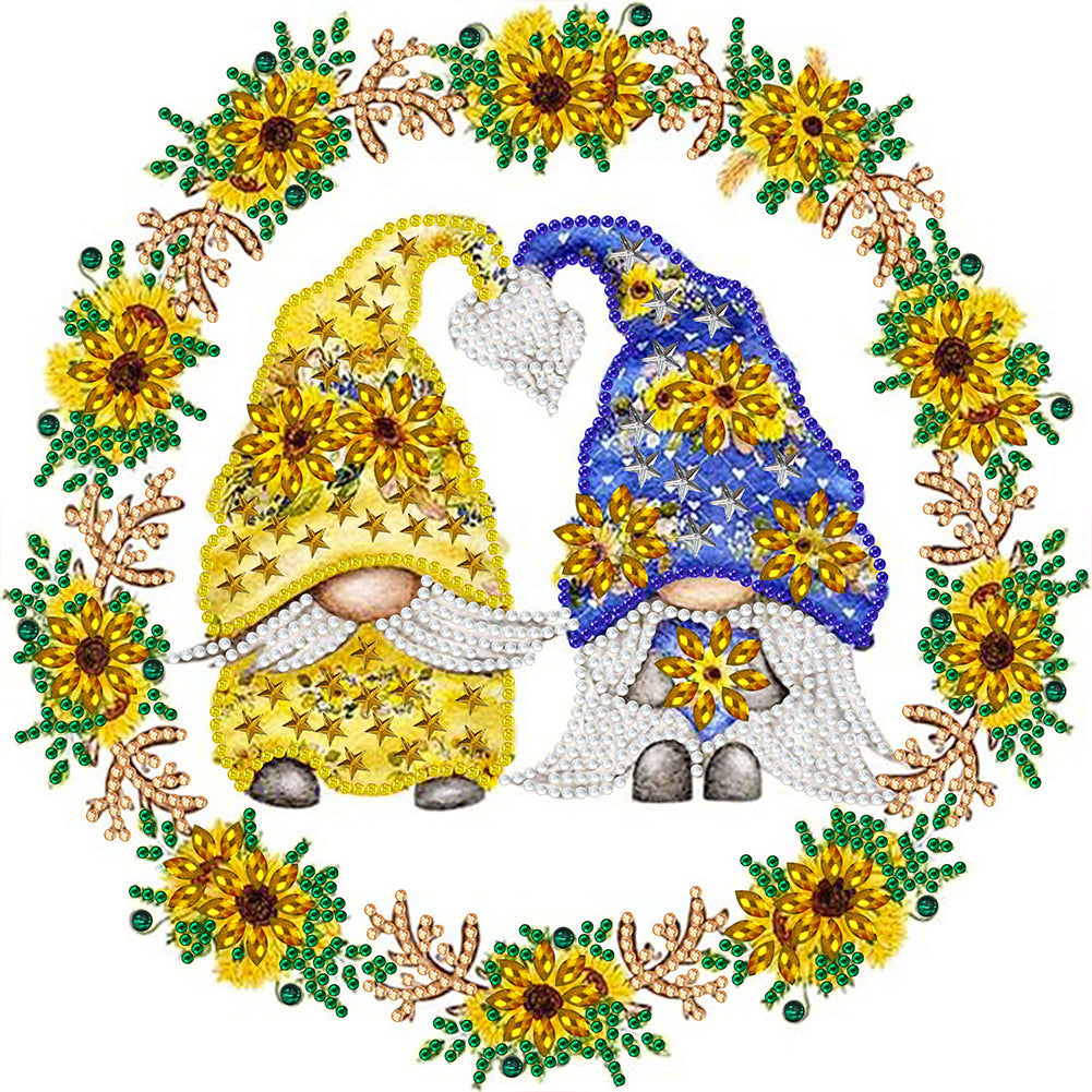 Diamond Painting - Partial Special Shaped - lei gnome (30*30CM)