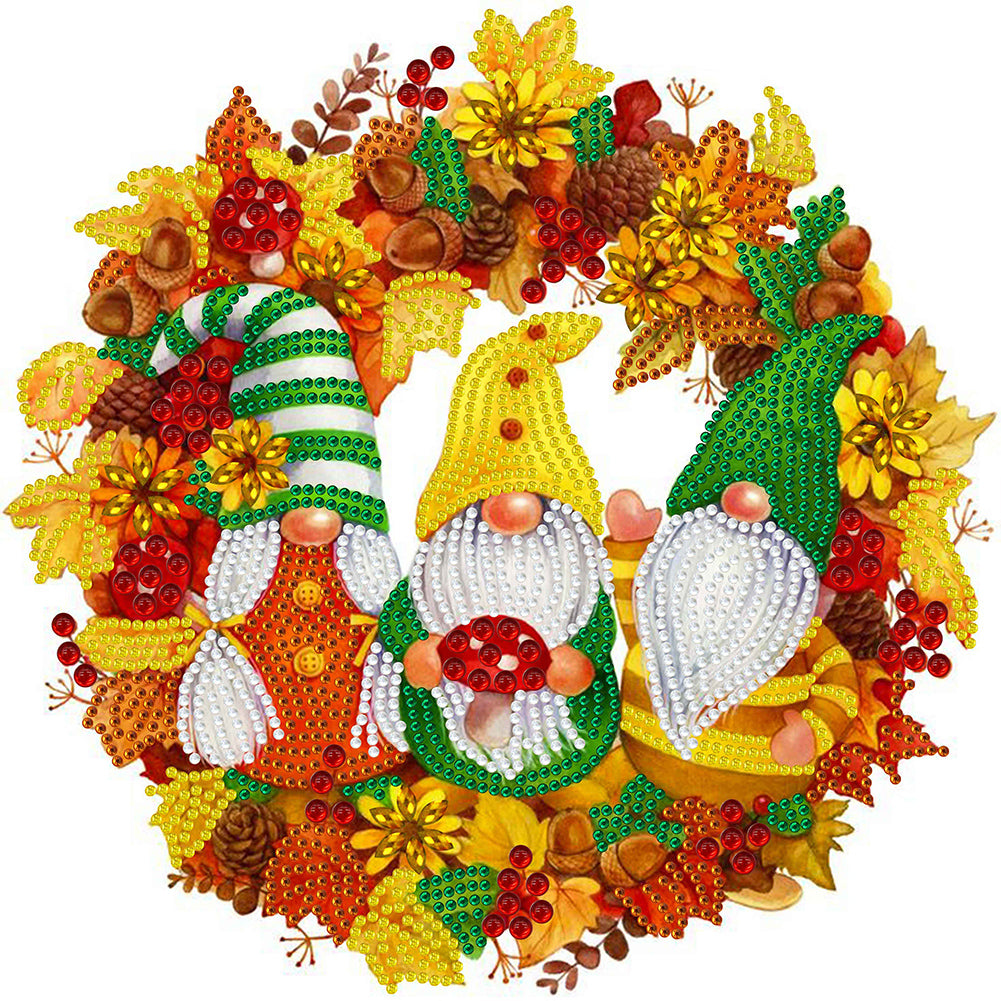 Diamond Painting - Partial Special Shaped - lei gnome (30*30CM)