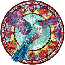 Load image into Gallery viewer, Diamond Painting - Partial Special Shaped - Hummingbird Glass Art (30*30CM)
