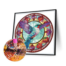 Load image into Gallery viewer, Diamond Painting - Partial Special Shaped - Hummingbird Glass Art (30*30CM)
