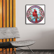 Load image into Gallery viewer, Diamond Painting - Partial Special Shaped - Cardinal Glass Art (30*30CM)
