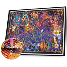 Load image into Gallery viewer, Diamond Painting - Full Round - twelve constellations (75*50CM)
