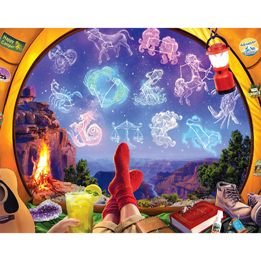 Diamond Painting - Full Round - twelve constellations (75*50CM)