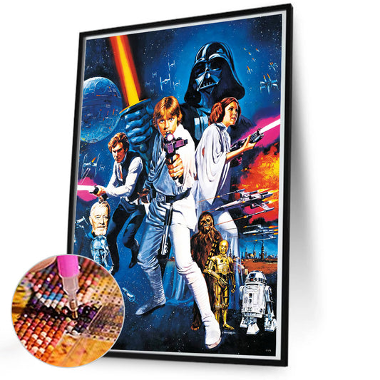 Diamond Painting - Full Round - star wars (50*70CM)