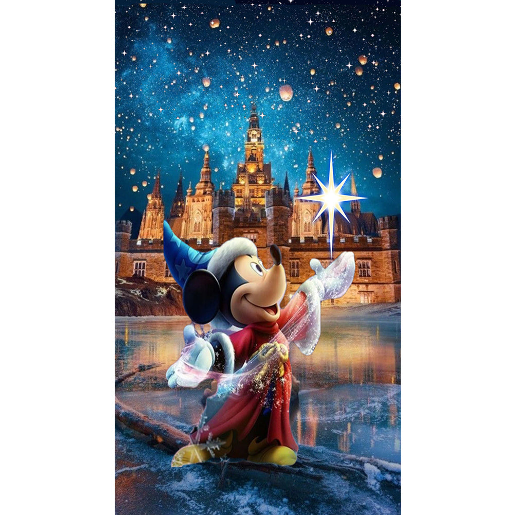 Diamond Painting - Full Round - magic mickey (50*90CM)