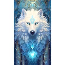 Load image into Gallery viewer, Diamond Painting - Full Round - white wolf (40*70CM)
