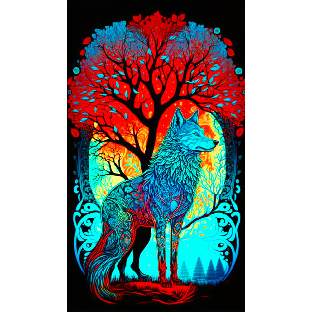 Diamond Painting - Full Round - Wolf (40*70CM)