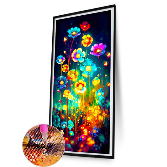 Diamond Painting - Full Round - fluorescent flower (40*80CM)