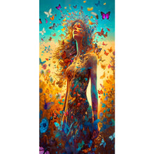 Load image into Gallery viewer, Diamond Painting - Full Round - girl (40*80CM)
