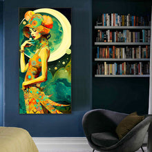 Load image into Gallery viewer, Diamond Painting - Full Round - girl (40*80CM)
