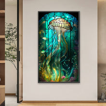Load image into Gallery viewer, Diamond Painting - Full Square - Deep Jellyfish Glass Art (40*70CM)
