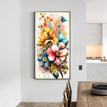 Load image into Gallery viewer, Diamond Painting - Full Round - watercolor bouquet (40*70CM)
