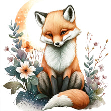 Load image into Gallery viewer, Diamond Painting - Full Round - grass fox (30*30CM)
