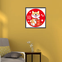 Load image into Gallery viewer, Diamond Painting - Full Round - Lucky Cat (30*30CM)
